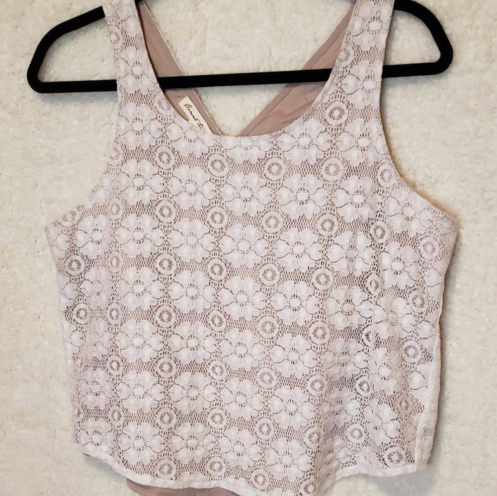 Comme Toi | Lace Bow Tank Top large